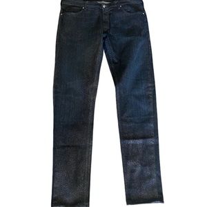 Vintage Versus Versace Glitter Effect Jeans